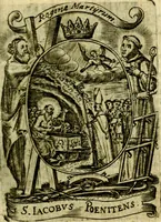 Picture 53 of 291 from Fasti Mariani cum illustrium diuorum imaginib. & elogijs prope DC. in singulos anni menses diésq SS. natales distributis (1630), leaf 120