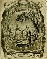 Picture 54 of 291 from Fasti Mariani cum illustrium diuorum imaginib. & elogijs prope DC. in singulos anni menses diésq SS. natales distributis (1630), leaf 122