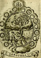 Picture 69 of 291 from Fasti Mariani cum illustrium diuorum imaginib. & elogijs prope DC. in singulos anni menses diésq SS. natales distributis (1630), leaf 154