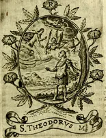 Picture 72 of 291 from Fasti Mariani cum illustrium diuorum imaginib. & elogijs prope DC. in singulos anni menses diésq SS. natales distributis (1630), leaf 160