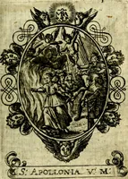 Picture 75 of 291 from Fasti Mariani cum illustrium diuorum imaginib. & elogijs prope DC. in singulos anni menses diésq SS. natales distributis (1630), leaf 166