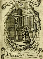 Picture 83 of 291 from Fasti Mariani cum illustrium diuorum imaginib. & elogijs prope DC. in singulos anni menses diésq SS. natales distributis (1630), leaf 182