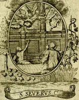 Picture 87 of 291 from Fasti Mariani cum illustrium diuorum imaginib. & elogijs prope DC. in singulos anni menses diésq SS. natales distributis (1630), leaf 190