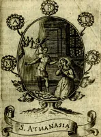 Picture 102 of 291 from Fasti Mariani cum illustrium diuorum imaginib. & elogijs prope DC. in singulos anni menses diésq SS. natales distributis (1630), leaf 222