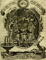 Picture 103 of 291 from Fasti Mariani cum illustrium diuorum imaginib. & elogijs prope DC. in singulos anni menses diésq SS. natales distributis (1630), leaf 224