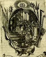 Picture 107 of 291 from Fasti Mariani cum illustrium diuorum imaginib. & elogijs prope DC. in singulos anni menses diésq SS. natales distributis (1630), leaf 234