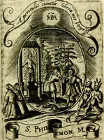 Picture 114 of 291 from Fasti Mariani cum illustrium diuorum imaginib. & elogijs prope DC. in singulos anni menses diésq SS. natales distributis (1630), leaf 248