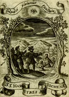Picture 118 of 291 from Fasti Mariani cum illustrium diuorum imaginib. & elogijs prope DC. in singulos anni menses diésq SS. natales distributis (1630), leaf 256