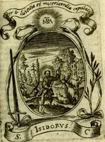 Picture 120 of 291 from Fasti Mariani cum illustrium diuorum imaginib. & elogijs prope DC. in singulos anni menses diésq SS. natales distributis (1630), leaf 260