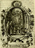 Picture 122 of 291 from Fasti Mariani cum illustrium diuorum imaginib. & elogijs prope DC. in singulos anni menses diésq SS. natales distributis (1630), leaf 264