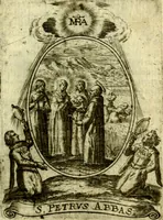 Picture 124 of 291 from Fasti Mariani cum illustrium diuorum imaginib. & elogijs prope DC. in singulos anni menses diésq SS. natales distributis (1630), leaf 268