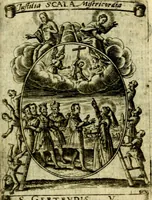 Picture 130 of 291 from Fasti Mariani cum illustrium diuorum imaginib. & elogijs prope DC. in singulos anni menses diésq SS. natales distributis (1630), leaf 280