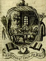 Picture 132 of 291 from Fasti Mariani cum illustrium diuorum imaginib. & elogijs prope DC. in singulos anni menses diésq SS. natales distributis (1630), leaf 284