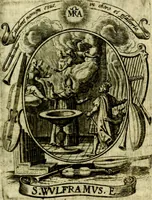 Picture 137 of 291 from Fasti Mariani cum illustrium diuorum imaginib. & elogijs prope DC. in singulos anni menses diésq SS. natales distributis (1630), leaf 294