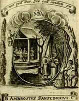 Picture 138 of 291 from Fasti Mariani cum illustrium diuorum imaginib. & elogijs prope DC. in singulos anni menses diésq SS. natales distributis (1630), leaf 296