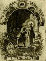Picture 141 of 291 from Fasti Mariani cum illustrium diuorum imaginib. & elogijs prope DC. in singulos anni menses diésq SS. natales distributis (1630), leaf 302