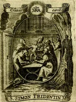Picture 142 of 291 from Fasti Mariani cum illustrium diuorum imaginib. & elogijs prope DC. in singulos anni menses diésq SS. natales distributis (1630), leaf 304