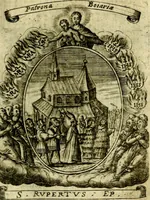 Picture 145 of 291 from Fasti Mariani cum illustrium diuorum imaginib. & elogijs prope DC. in singulos anni menses diésq SS. natales distributis (1630), leaf 310