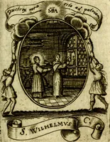 Picture 160 of 291 from Fasti Mariani cum illustrium diuorum imaginib. & elogijs prope DC. in singulos anni menses diésq SS. natales distributis (1630), leaf 344