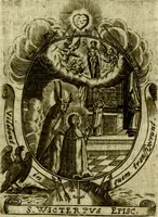 Picture 163 of 291 from Fasti Mariani cum illustrium diuorum imaginib. & elogijs prope DC. in singulos anni menses diésq SS. natales distributis (1630), leaf 352