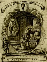 Picture 167 of 291 from Fasti Mariani cum illustrium diuorum imaginib. & elogijs prope DC. in singulos anni menses diésq SS. natales distributis (1630), leaf 360