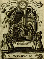 Picture 168 of 291 from Fasti Mariani cum illustrium diuorum imaginib. & elogijs prope DC. in singulos anni menses diésq SS. natales distributis (1630), leaf 362