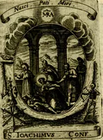 Picture 174 of 291 from Fasti Mariani cum illustrium diuorum imaginib. & elogijs prope DC. in singulos anni menses diésq SS. natales distributis (1630), leaf 374