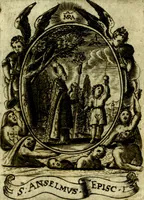 An illustration from Fasti Mariani cum illustrium diuorum imaginib. & elogijs prope DC. in singulos anni menses diésq SS. natales distributis (1630)