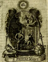 Picture 191 of 291 from Fasti Mariani cum illustrium diuorum imaginib. & elogijs prope DC. in singulos anni menses diésq SS. natales distributis (1630), leaf 408