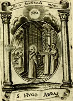 Picture 192 of 291 from Fasti Mariani cum illustrium diuorum imaginib. & elogijs prope DC. in singulos anni menses diésq SS. natales distributis (1630), leaf 410