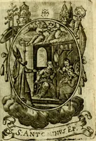 Picture 200 of 291 from Fasti Mariani cum illustrium diuorum imaginib. & elogijs prope DC. in singulos anni menses diésq SS. natales distributis (1630), leaf 428