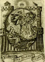 Picture 211 of 291 from Fasti Mariani cum illustrium diuorum imaginib. & elogijs prope DC. in singulos anni menses diésq SS. natales distributis (1630), leaf 450