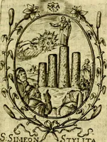 Picture 16 of 291 from Fasti Mariani cum illustrium diuorum imaginib. & elogijs prope DC. in singulos anni menses diésq SS. natales distributis (1630), leaf 46