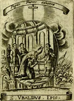 Picture 224 of 291 from Fasti Mariani cum illustrium diuorum imaginib. & elogijs prope DC. in singulos anni menses diésq SS. natales distributis (1630), leaf 476