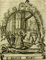 Picture 226 of 291 from Fasti Mariani cum illustrium diuorum imaginib. & elogijs prope DC. in singulos anni menses diésq SS. natales distributis (1630), leaf 480