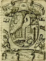 An illustration from Fasti Mariani cum illustrium diuorum imaginib. & elogijs prope DC. in singulos anni menses diésq SS. natales distributis (1630)