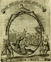 Picture 241 of 291 from Fasti Mariani cum illustrium diuorum imaginib. & elogijs prope DC. in singulos anni menses diésq SS. natales distributis (1630), leaf 510