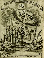 Picture 242 of 291 from Fasti Mariani cum illustrium diuorum imaginib. & elogijs prope DC. in singulos anni menses diésq SS. natales distributis (1630), leaf 512