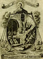 Picture 247 of 291 from Fasti Mariani cum illustrium diuorum imaginib. & elogijs prope DC. in singulos anni menses diésq SS. natales distributis (1630), leaf 526