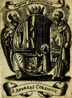 Picture 20 of 291 from Fasti Mariani cum illustrium diuorum imaginib. & elogijs prope DC. in singulos anni menses diésq SS. natales distributis (1630), leaf 54