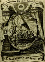Picture 257 of 291 from Fasti Mariani cum illustrium diuorum imaginib. & elogijs prope DC. in singulos anni menses diésq SS. natales distributis (1630), leaf 546