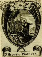 Picture 263 of 291 from Fasti Mariani cum illustrium diuorum imaginib. & elogijs prope DC. in singulos anni menses diésq SS. natales distributis (1630), leaf 558