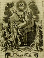 Picture 273 of 291 from Fasti Mariani cum illustrium diuorum imaginib. & elogijs prope DC. in singulos anni menses diésq SS. natales distributis (1630), leaf 578
