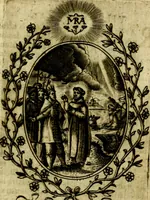 Picture 22 of 291 from Fasti Mariani cum illustrium diuorum imaginib. & elogijs prope DC. in singulos anni menses diésq SS. natales distributis (1630), leaf 58
