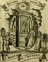 Picture 283 of 291 from Fasti Mariani cum illustrium diuorum imaginib. & elogijs prope DC. in singulos anni menses diésq SS. natales distributis (1630), leaf 598