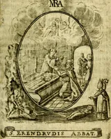 Picture 291 of 291 from Fasti Mariani cum illustrium diuorum imaginib. & elogijs prope DC. in singulos anni menses diésq SS. natales distributis (1630), leaf 614