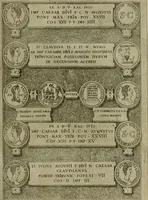 Picture 200 of 211 from Fastos magistratvvm et trivmphorvm Romanorvm ab vrbe condita ad Avgvsti obitvm, ex antiqvis tam nvmismatvm qvam marmorvm monvmentis restitvtos (1566), leaf 254