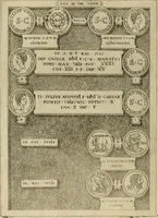 Picture 202 of 211 from Fastos magistratvvm et trivmphorvm Romanorvm ab vrbe condita ad Avgvsti obitvm, ex antiqvis tam nvmismatvm qvam marmorvm monvmentis restitvtos (1566), leaf 257