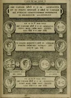 Picture 207 of 211 from Fastos magistratvvm et trivmphorvm Romanorvm ab vrbe condita ad Avgvsti obitvm, ex antiqvis tam nvmismatvm qvam marmorvm monvmentis restitvtos (1566), leaf 262