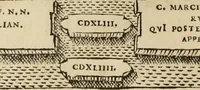 An illustration from Fastos magistratvvm et trivmphorvm Romanorvm ab vrbe condita ad Avgvsti obitvm, ex antiqvis tam nvmismatvm qvam marmorvm monvmentis restitvtos (1566)